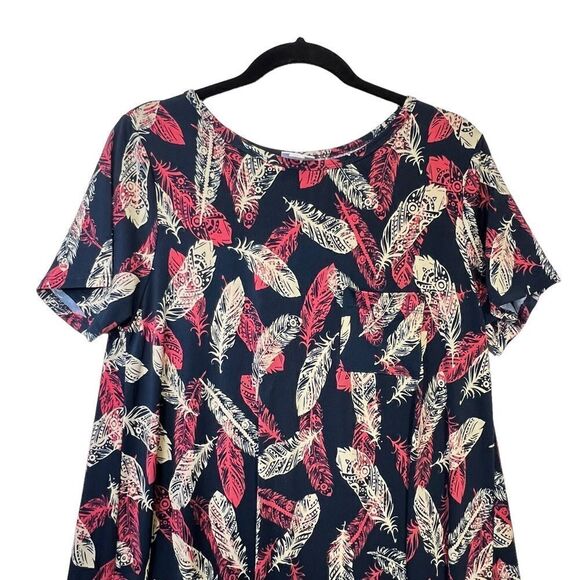 LuLaRoe feather Womens Carly M - Picture 4 of 11